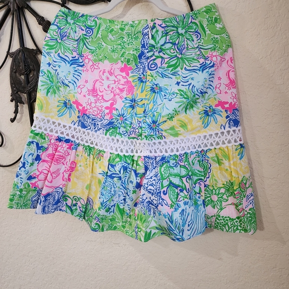 NWOT Cheek to cheek 2 piece Lilly Pulitzer. Size 8 skirt and top - Picture 3 of 5